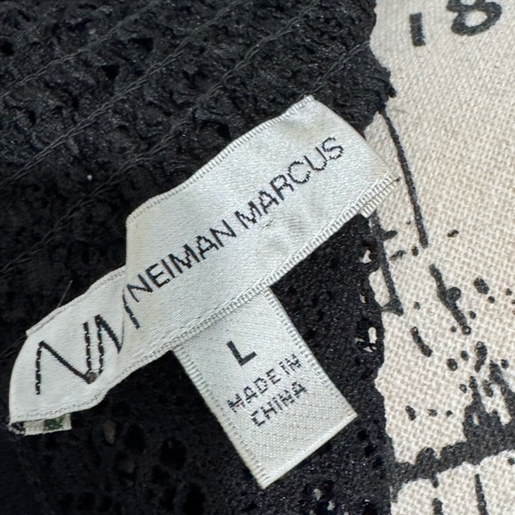 Neiman Marcus Black Ruffled  Blouse - Picture 6 of 6